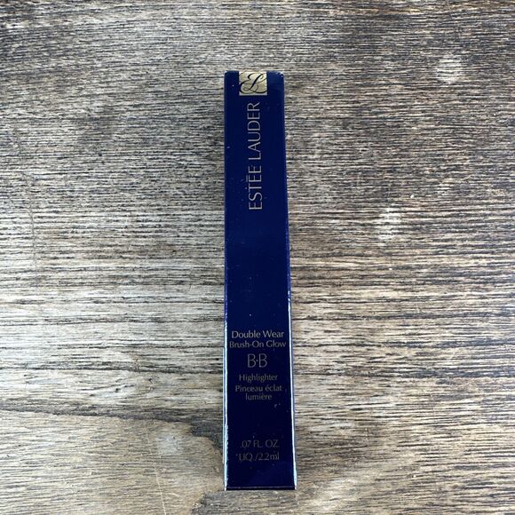 ESTEE LAUDER DOUBLE WEAR BRUSH ON GLOW B.B HIGHLIGHTER 2W LIGHT MEDIUM 0.07 OZ - Picture 1 of 5